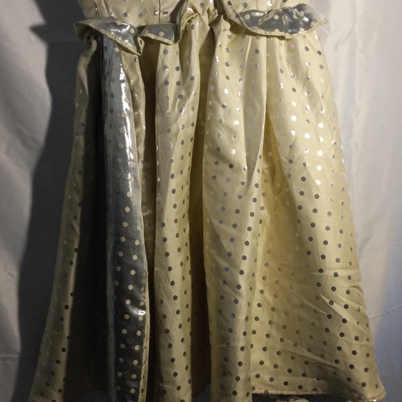 COREY LYNN CALTER - STRAPLESS PARTY DRESS - CREME - SIZE 6 (EUC) - Picture 2 of 3